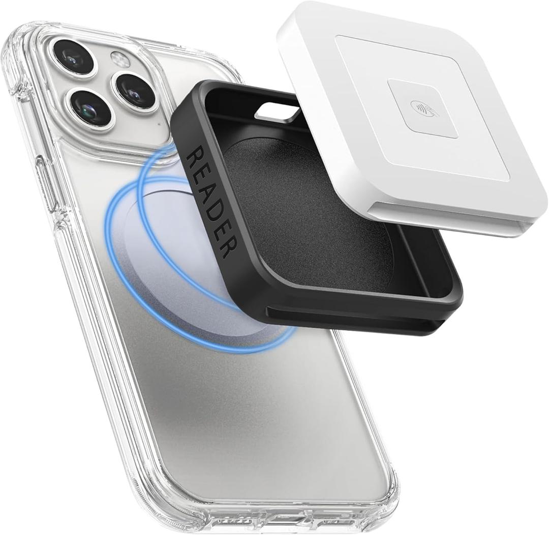 Magnetic Case Compatible with Square Reader 2nd Generation, Case for Square Contactless Chip Card Reader 2nd (Compatible with MagSaf Cover (black)