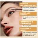 Eyelash & Eyebrow Color Kit, 2 in 1 Professional Lash & Brow Color Kit, Easy to Use with Natural Results, DIY Hair Coloring Eye Lash & Eye Brow Set for Beginner Salon Beauty 7ml (Brown/Light Brown)
