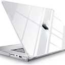 SUPCASE for MacBook Pro 14 Inch Case 2021-2026 Release (Unicorn Beetle Clear), M5/M4/M3/M2/M1 Pro/Max Chip [Anti-Scratch] Slim Transparent Cover for MacBook Pro 14'' with Touch ID, Clear