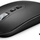 RaceGT USB C Wireless Mouse, Rechargeable Dual-Mode Mouse(Type-c and Bluetooth), Silent Bluetooth Mice for MacBook Air/Pro, Slim Portable Travel Mice for iPad Mac Laptop PC Computer