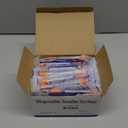 29G 1cc 1/2" Syringe with Needle - Disposable Individual Package-100 Pack