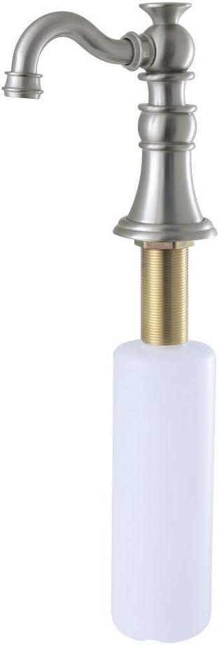 Kingston Brass SD1978 American Classic Soap Dispenser, Brushed Nickel 13.56 x 3.31 x 4.75