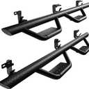 Running Boards Side Steps Compatible with 2009-2018 Dodge Ram 1500(Incl. 2019-2024 Classic), 2010-2026 2500 3500 | Crew Cab | Textured Black Drop Step Rail