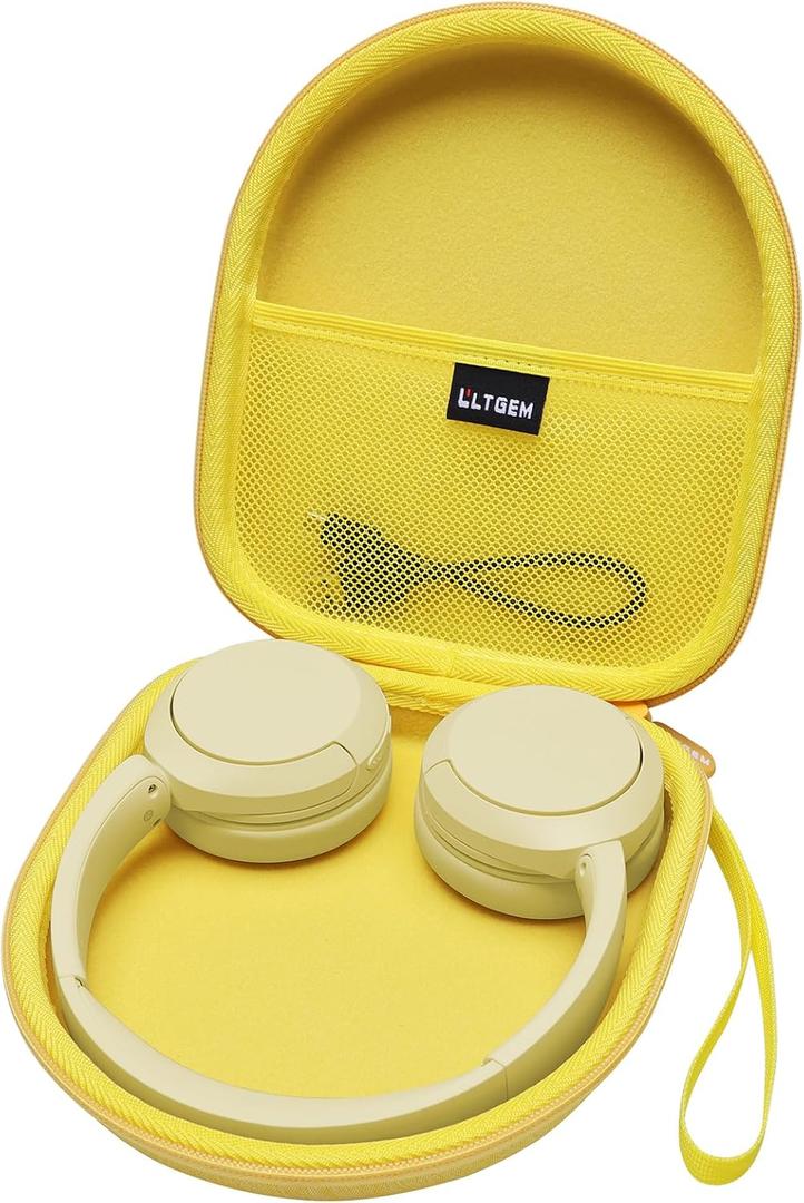 3 x Case for Sony WH-CH520/WH-CH530 Wireless Headphones, Yellow