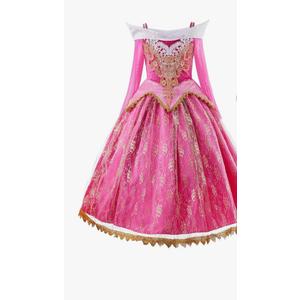 JerrisApparel Girls Pink Princess Costume Halloween Cosplay Party Dress up Size 110