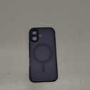 TOCOL for 17 Case, Full Camera Protection, Built-in Magnetic Ring, Compatible with Magsafe Charger, Drop Protection, Translucent Matte Phone Case for 17 6.3 inch (Dark Blue)