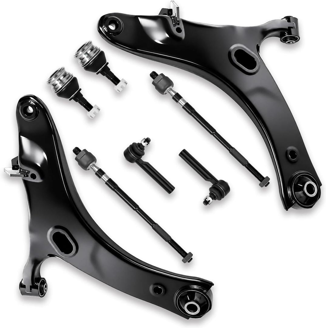 8PCS Front Suspension Control Arms Kit with Ball Joint, Fit for Subaru Crosstrek 2016-2017, XV Crosstrek 2013-2015, Replaces OE# K623561 K623560 K9513 ES3712 EV800982
