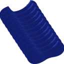 DAVID ARCHY Men's 12 Pack Cotton No Show Socks (10-13)
