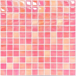 5 Sheets Peel and Stick Backsplash, Self Adhesive Wall Tiles, 3D Adhesive Tile Backsplash, 12"x12"Premium Self Adhesive Wall Tiles Peel and Stick for Kitchen, Bathroom, RV(Pink Diamond)