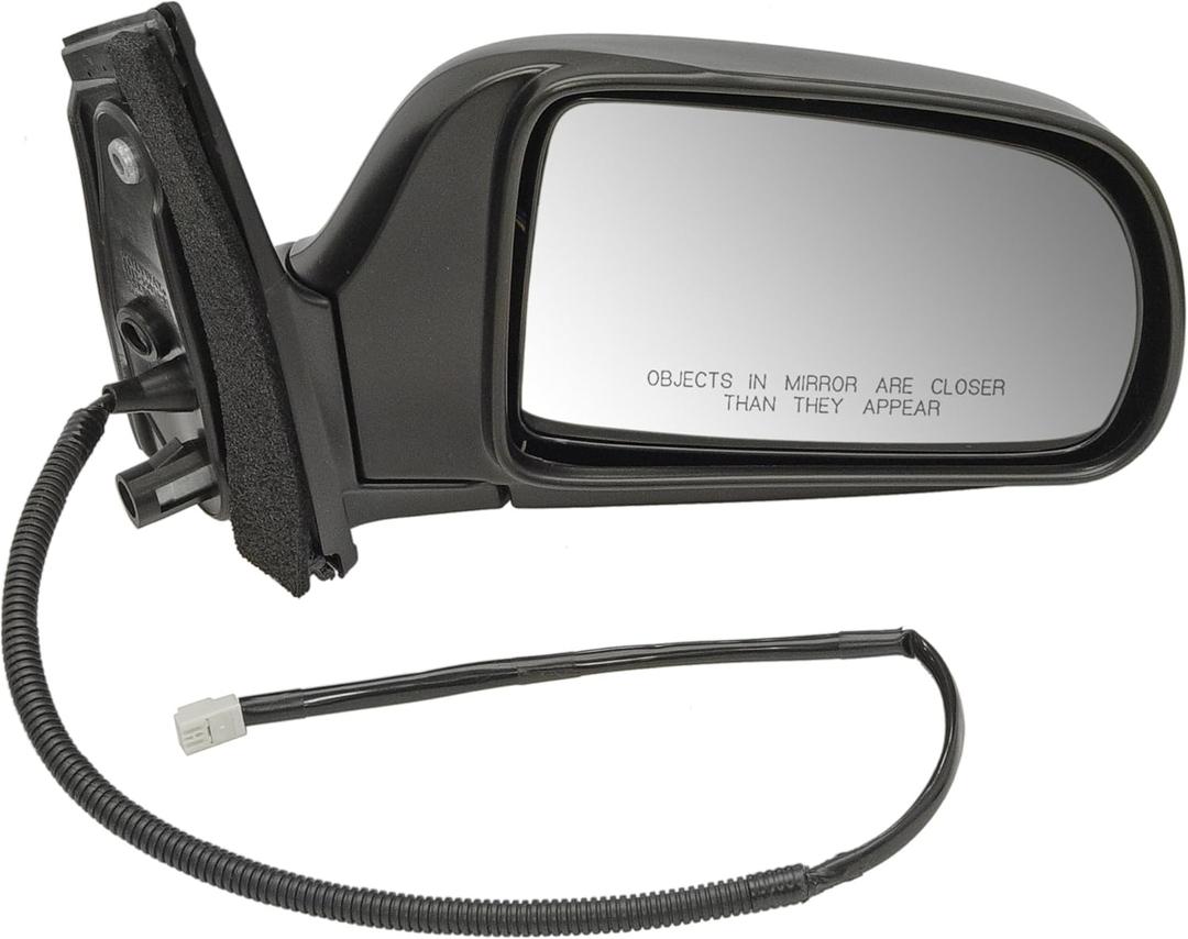 Dorman 955-1444 Passenger Side Power Door Mirror - Folding Compatible with Select Toyota Models, Black