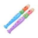 2 pcs Small Wooden Recorders for Toddlers, Colorful Piccolo Flute for Kids,Learning Rhythm Musical Instrument,Sealive Baby Early Education Music Sound Toys for Autism or Preschool Child (Random Color)