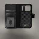 OCASE Compatible with iPhone 17 Pro Wallet Case, PU Leather Flip Folio Case with Card Holders RFID Blocking Kickstand [Shockproof TPU Inner Shell] Phone Cover 6.3 Inch 2025, Black