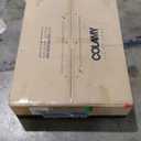 MALOL 5-Piece Rectangular Dining Table Set for 4, 63" Industrial Kitchen Table with 4 Wooden Upholstered Dinner Chairs for Dining Room, Kitchen, Living Room, Black+Beige