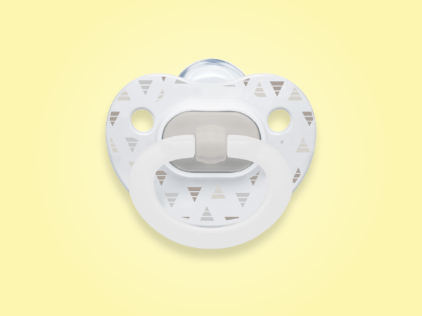 NUK Orthodontic Pacifiers, 3 Months, 5 Pack, Timeless Collection