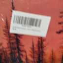 Zoirvix Red Full Moon Forest Canvas Wall Art 16x24 Inch
