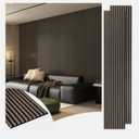 Art3d 2-Pack 108" x 12" Acoustic Wood Panels for Wall, Soundproof Wood Slat Panel