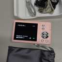 Digital Camera 4K for Kids: 48MP Pink Camera for Teens Photography - Christmas Birthday Gifts for Girls - 16X Zoom Shoot for Vlogging - Compact Camera for 6 7 8 9 10 Years Old- Toys for Toddler