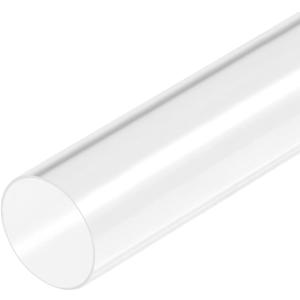 MECCANIXITY Acrylic Pipe Clear Rigid Round Tube 66mm(2 5/8") ID 70mm(2 3/4") OD 18" for Lamps and Lanterns, Water Cooling System