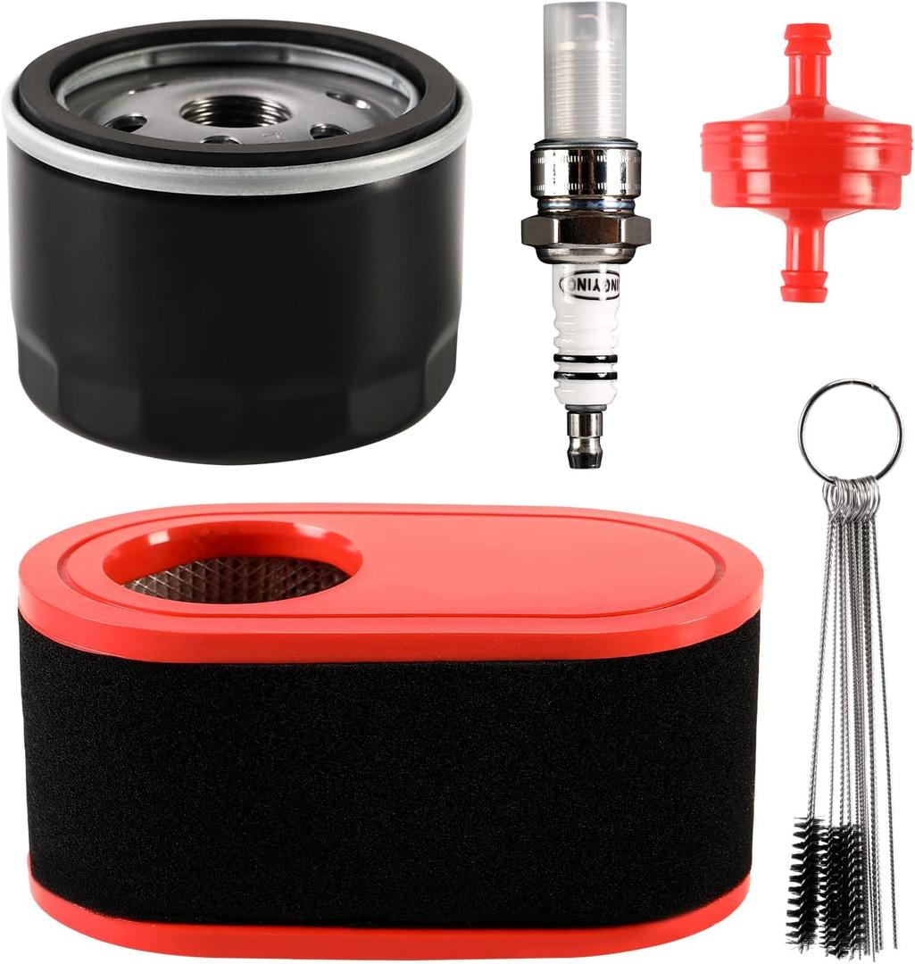 951-12260 Air Filter and 951-12690 Oil Filter Compatible with Craftsman MTD 420 CC Powermore Engine T1000 T1200 R1000 CC760ES LT4200 LT3800 4P90MUD 4P90HUB Troy-Bilt TB30R Lawn Mower