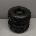 16x8-7 ATV Wheels, 3 lug 16x8-7 Tubeless Tires for Kazuma Quad ATV Go Kart UTV 125cc 150cc Off Road Tyres 3 Holes Rim set of 2