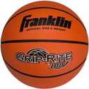 Franklin Sports Grip-Rite Indoor + Outdoor Rubber Basketballs - Official Size 29.5" Inch + 28.5" - All Weather + All Surface - Men's + Women's Basketball (Orange)