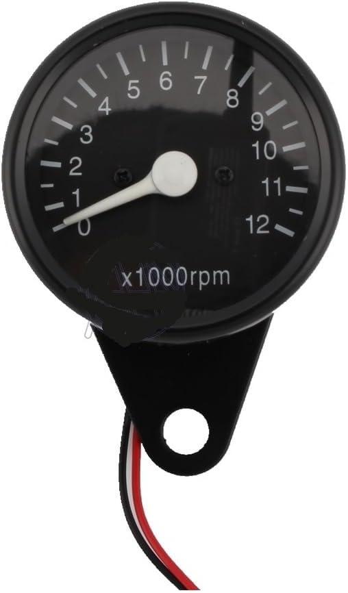 Speedometer Odometer Universal Motorcycle 12V Digital Backlight 12K RPM Gauges Cluster Speedometer Tachometer Meter Odometer Instrument Assembly