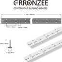 Piano Hinge 36" x 1" Stainless Steel Continuous & Piano Hinge