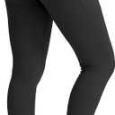 SANTINY Women's Fleece Lined Winter Leggings Water Resistant High Waisted Thermal Hiking Running Warm Pants Women Pockets (Gray, L)