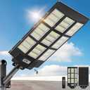 OKPRO 10000W Solar Street Lights Outdoor - Solar Lights Outdoor Waterproof Motion Sensor, Solar Parking Lot Lights Commercial Dusk to Dawn, LED Street Light Solar Powered for Outside, Yard