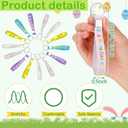 Huquary 36 Pcs Easter Silicone Keychains Bulk Party Favors Pastel Egg Bunny Colored Chicks Keychains Basket Stuffers Spring Gifts for Easter Day Party Supplies Prizes Accessories