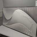 Large Framed Modern Abstract Vertical Wall Art for Living Room, Bright Style Luxury Prints Paintings Artwork for Walls, Minimalist Silver Gray Pictures for Hallway Entryway Foyer Stair Office Wall Decor 30x60 In (Flowing Elegance)