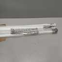 LazBlinds No Drill Cordless Cellular Shades, 29 1/2" W × 48"H, Silver White