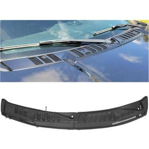 ECOTRIC New Pair Front Windshield Wiper Cowl Grille Insert Panel Compatible with 2015-2020 Ford F150 Replacement for FL3Z15022A69B