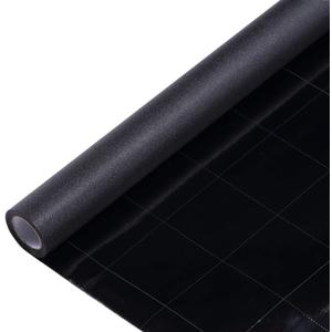 VELIMAX Static Cling Total Blackout Window Film Privacy Room Darkening Window Tint Black Window Cover 100% Light Blocking No Glue (29.5 x 78.7 inches)