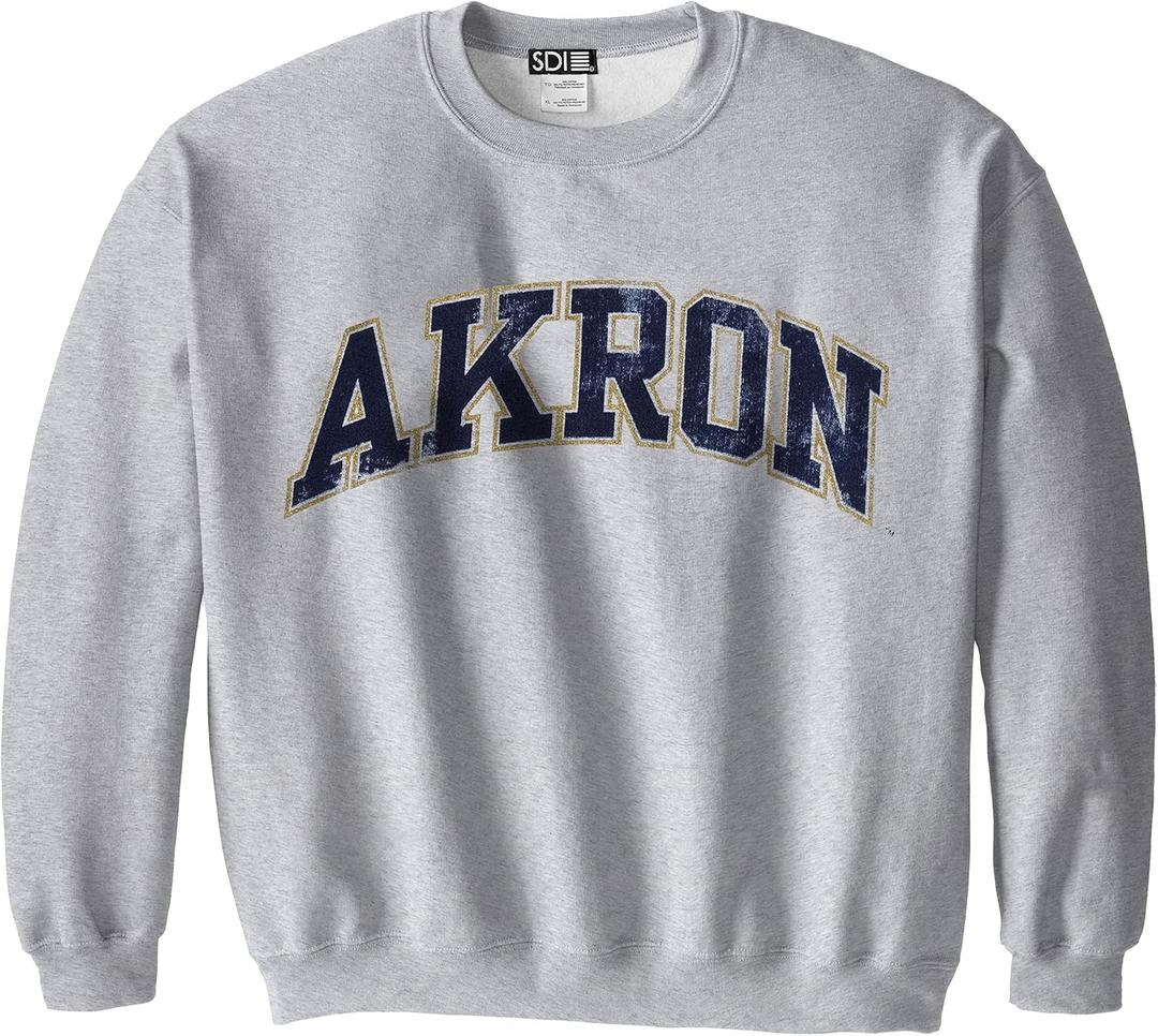 SDI NCAA mens 50/50 Blended 8 Oz. Crewneck Sweatshirt (Small, Sport Grey)
