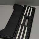 Portable Folding Step Stool 5 Inch, Lightweight Plastic Short Stool Sturdy and Safe, Half Step Height Boost for Seniors and Kids, One Flip Low Step Riser with Handle