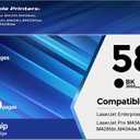 For HP 58A Toner Cartridge Black 2 Pack CF258A M428 M404 Toner (6000 Pages) | Replacement For HP 58A 58X Toner Cartridges Work With HP Laser Jet MFP M428fdn M428dw M428fdw Pro M404n M430f M406dn Printer