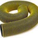 Riakrum Leaf Vac Hose TPE Lawn Vacuum Hose Replacement, 8 in 8 Feet