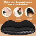Heel Grips for Womens Shoes, Heel Pads for Shoes Too Big, Inserts for Prevent Slipping and Rubbing Blister, Gel Heel Protectors (with Shoe Horn)