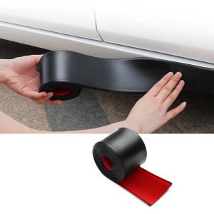 13ft*3.15in [Side] [Skirt]s Protector, [Universal] Rubber [Anti]-[Scratch Edge Guards for Cars, Sedans, Truck, SUV Bumper (Black)