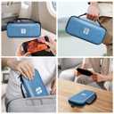 AOLO Carrying Case Compatible with Switch 2 (2025), Portable Hard Protective Travel Case with 10 Game Slots & Accessory Pocke (Blue)