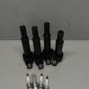 Set of 4 Ignition Coil Pack Spark Plugs Fits for 2012 2013 2014 2015 2016 Hyundai Elantra Tucson Kia Soul Forte 2.0 1.8 L4 Replaces# UF651 C1804