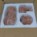 Terracotta Vases Sets of 3, Farmhouse Decor, Ceramic Vase for Flower, Wide Mouth Rustic Home Decor Vases for Flowers, Living Room, Table, Shelf and Accessories, Terracotta