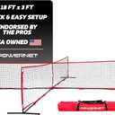 PowerNet 4 Way Soccer Net, Portable Indoor & Outdoor Soccer Training, Game and Training Equipment for Adults and Kids, Ideal for Backyard, Park or Beach, 2 Sizes