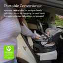 UPPAbaby Extra Aria Car Seat Base/Compatible with Aria Infant Car Seats/Smart Secure Installation with Load Leg, Manufacturing Date 06/2025 