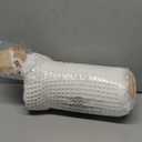 KGORGE Waffle Bath Mat, Non Slip Long Bathroom Rug with Tassels, Ultra Soft Farmhouse Floor Cover Super Absorbent Large Carpet Rugs for Bathroom Shower Tub Toilet Kitchen,| 2' x 5' (Rectangular), Waffle-pure White