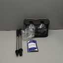 UMIEN Toilet Brush and Plunger Set 18-in - Updated 2025 No-Rust - Stainless Steel Design - Long Handles - with Freestanding Canister (Satin Nickel)