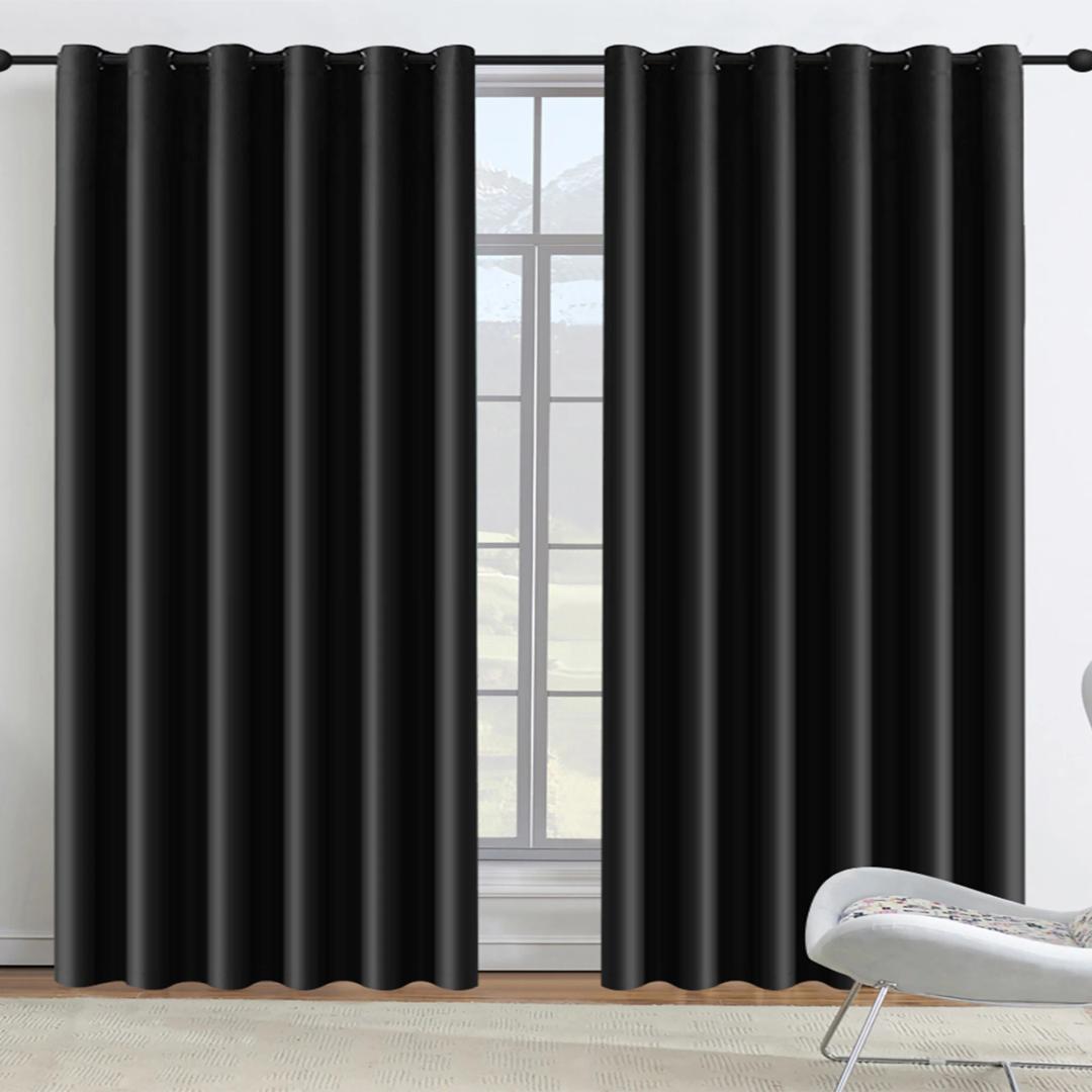 2pcs 50"x100" Curtains