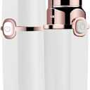 Abhiya's Facial Hair Remover & Eyebrow Trimmer - 2 in 1 Electric Women's Face, Nose & Body Shaver - Painless Epilator - USB Rechargeable with LED Light