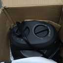 Amazon Basics Ceramic Space Heater, Portable Indoor Heating Solution, With Overheat and Tip-Over Protection, Thermostat, Non-Oscillating, 1500W, 7.52"D x 6.34"W x 9.45"H, Black